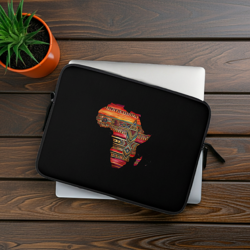Africa Laptop Sleeve - African Design Laptop Case