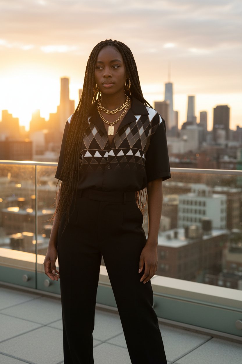 Luxusní městský look