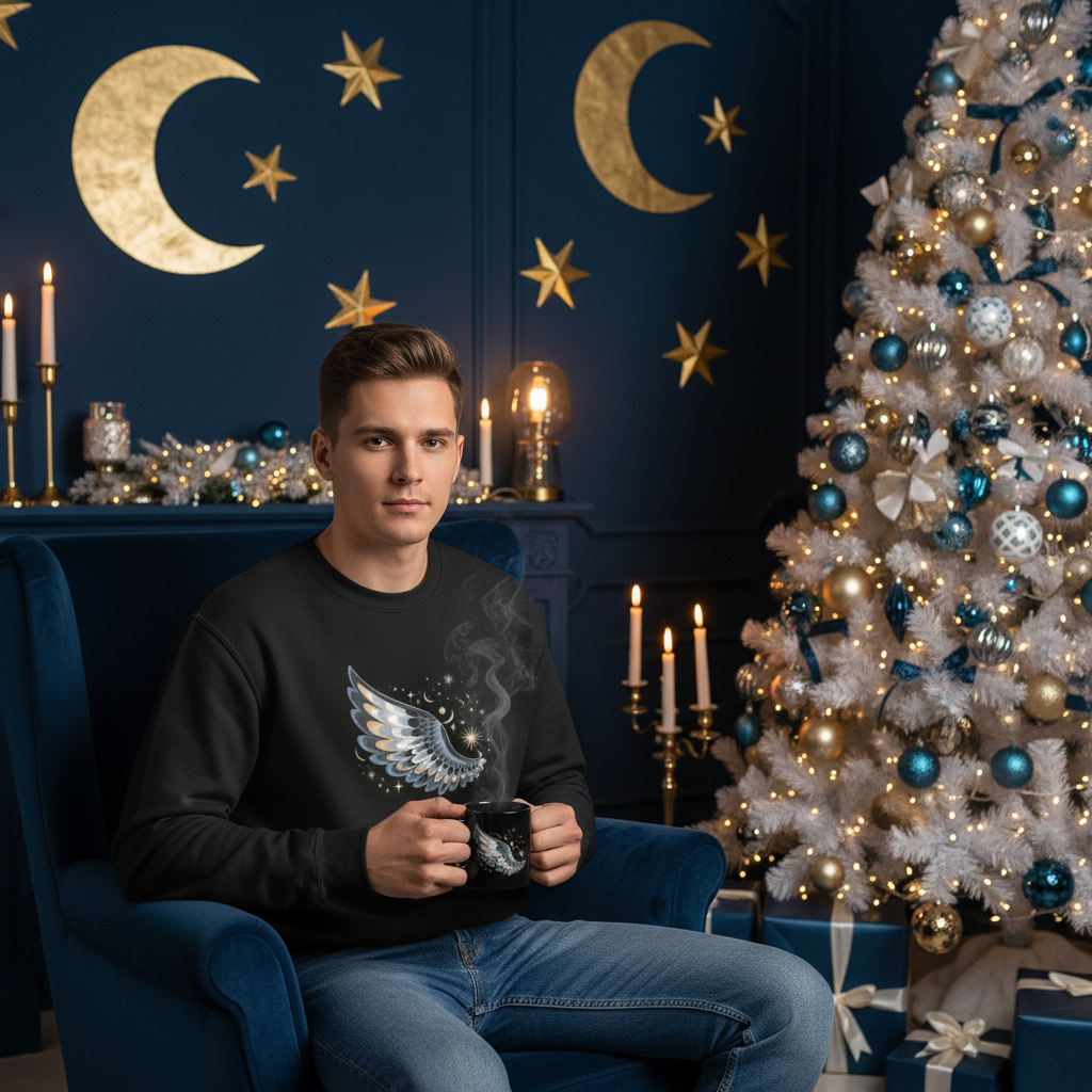 Unisex Sweatshirt Night Wing