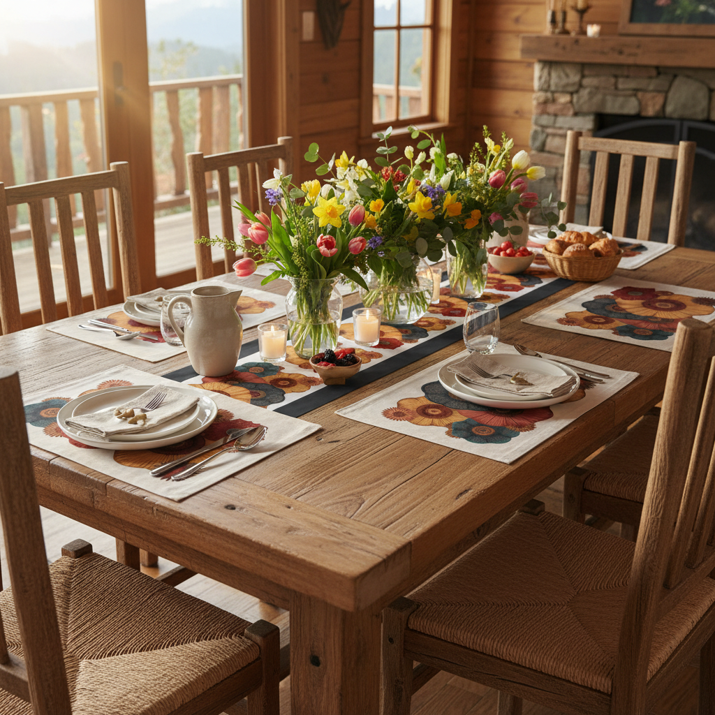 Mountain chalet spring brunch