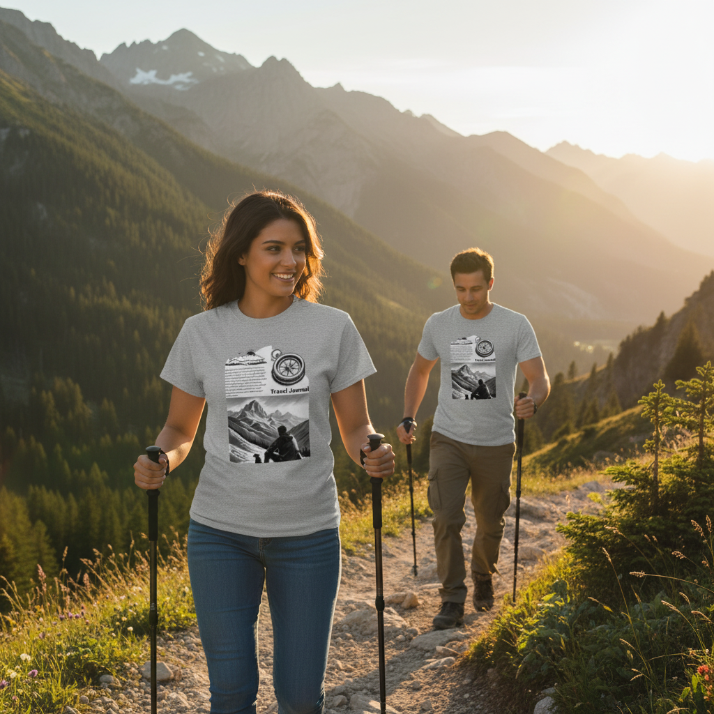 Mountains Couple Sport Grey