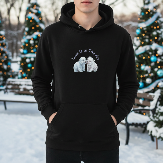 Polar Bears Unisex Hoodie - Cozy Animal Design Sweatshirt