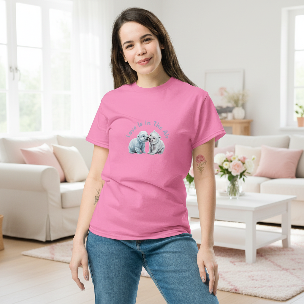 Polar Bears Tee - Azalea
