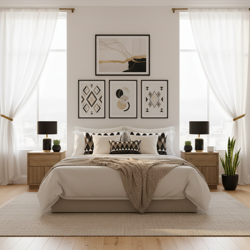 Serene bedroom sanctuary