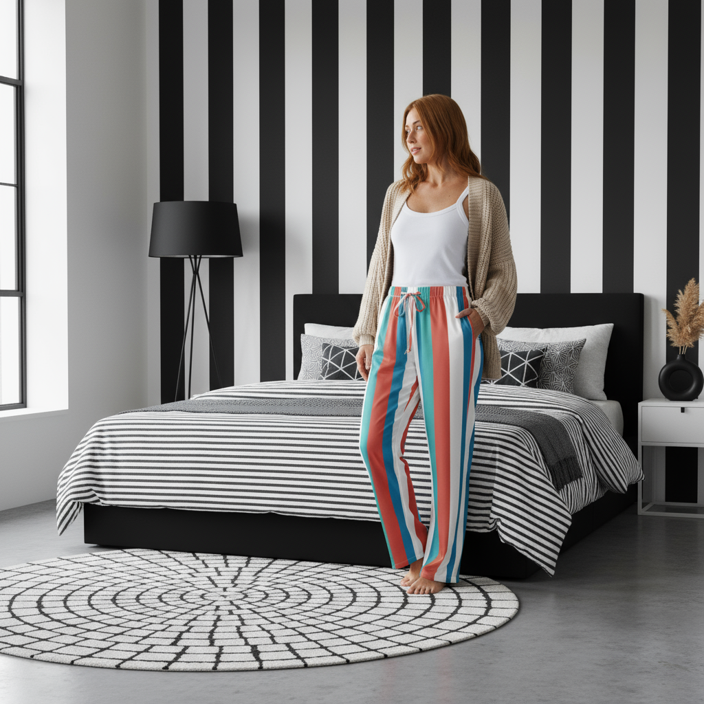 Striped Pajama Pants