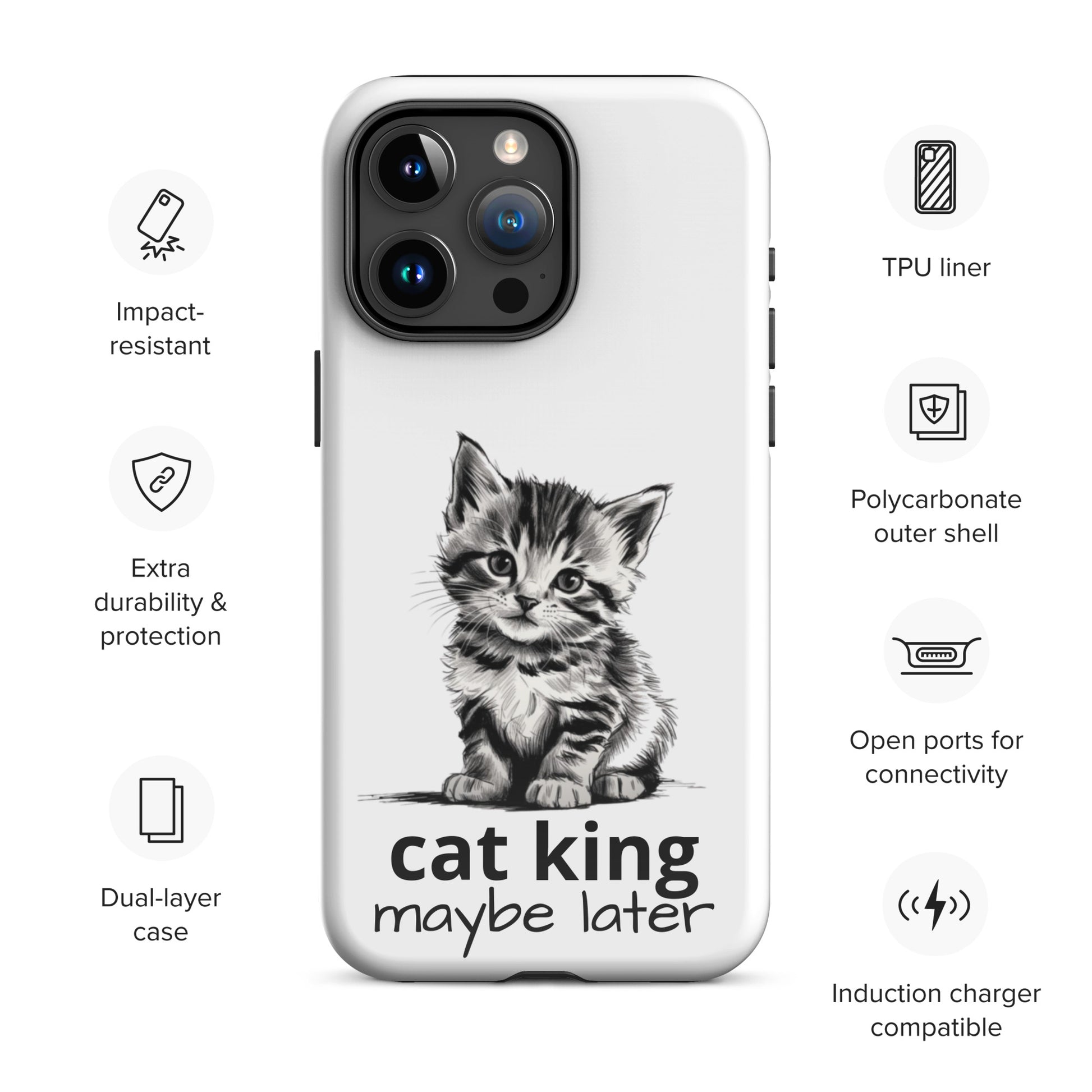 Cute Cat Tough Case for iPhone®