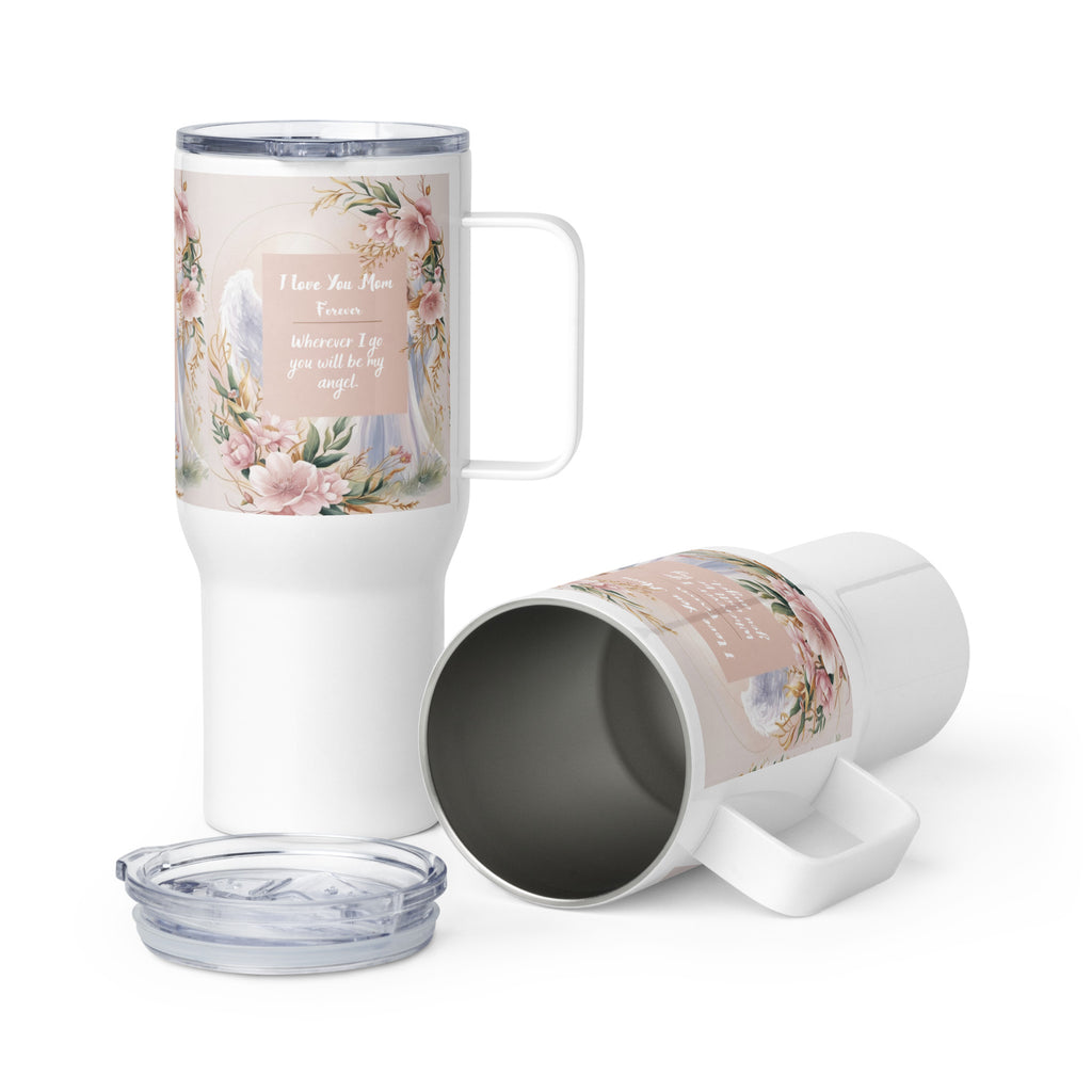 Travel mug with a handle Mom