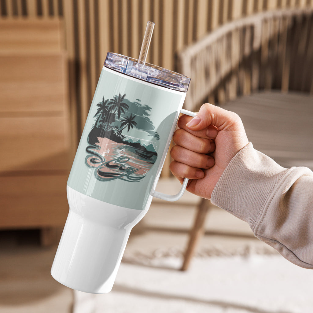  Travel Mug with Handle Sea - Ocean Inspired Coffee Cup
