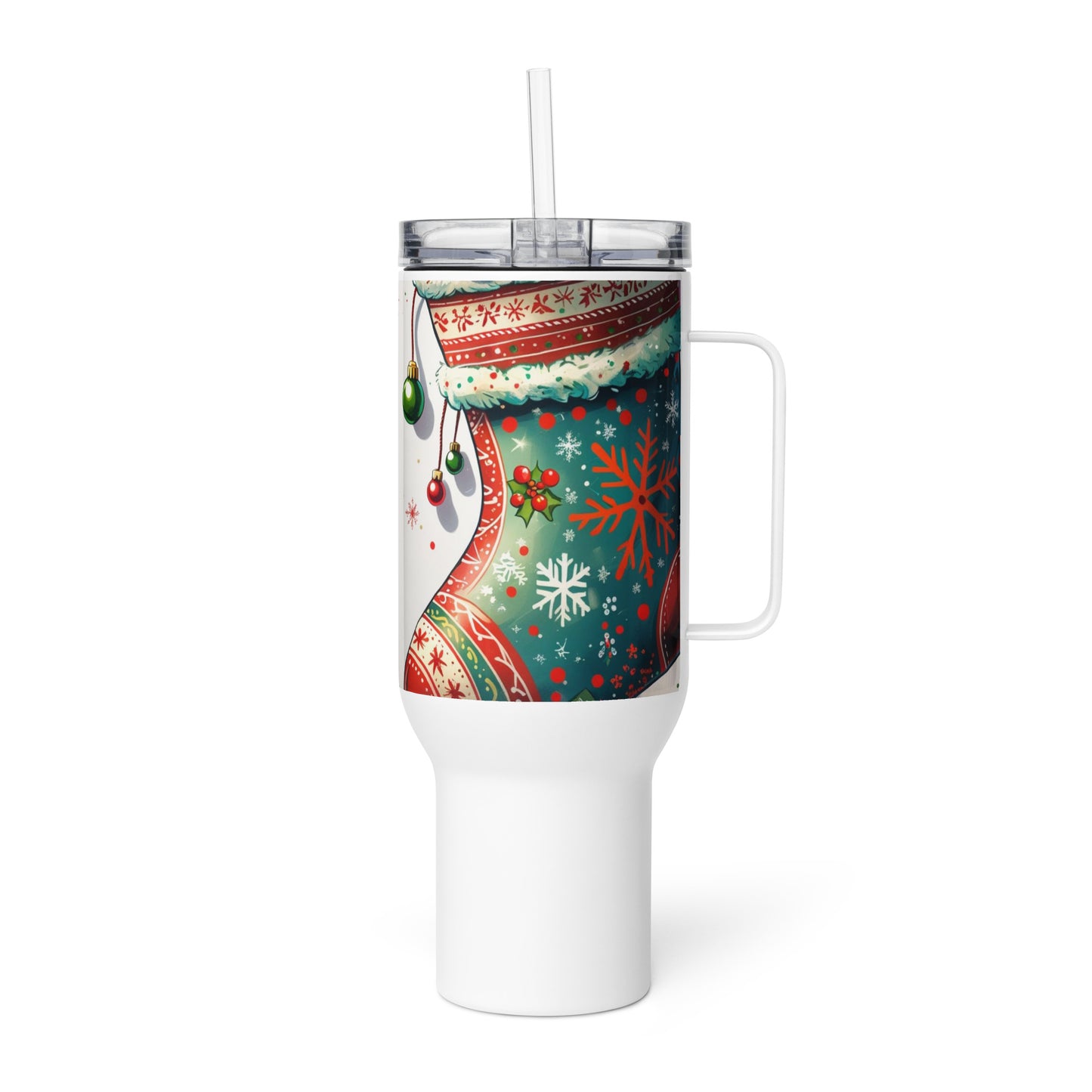 Baby Reindeer Travel Mug - Christmas Tree
