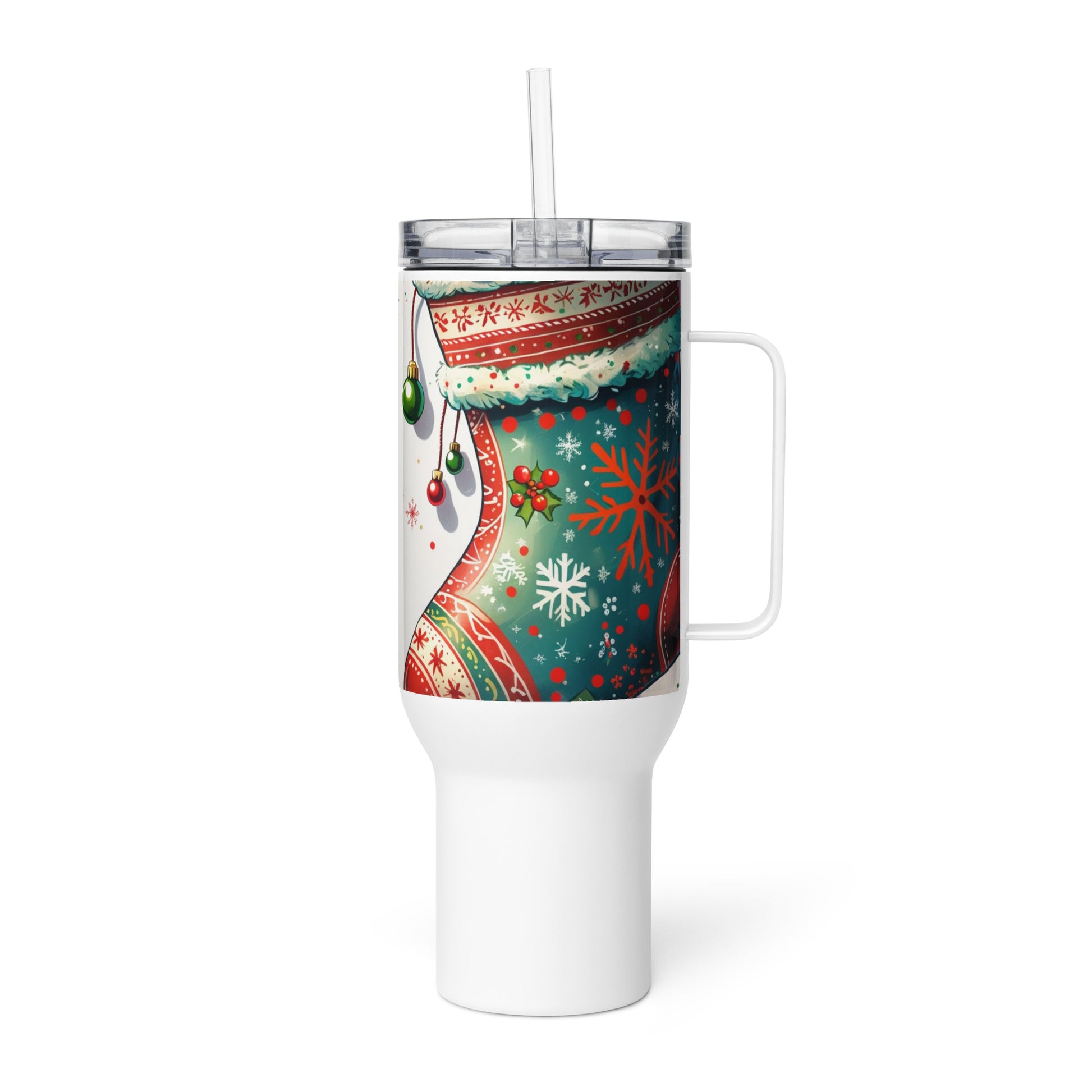 Baby Reindeer Travel Mug - Christmas Tree