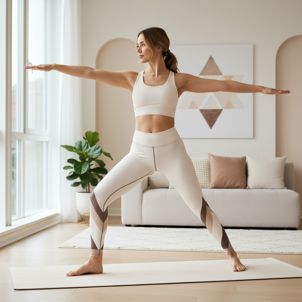 Triangle Yoga Leggings - Modern Room
