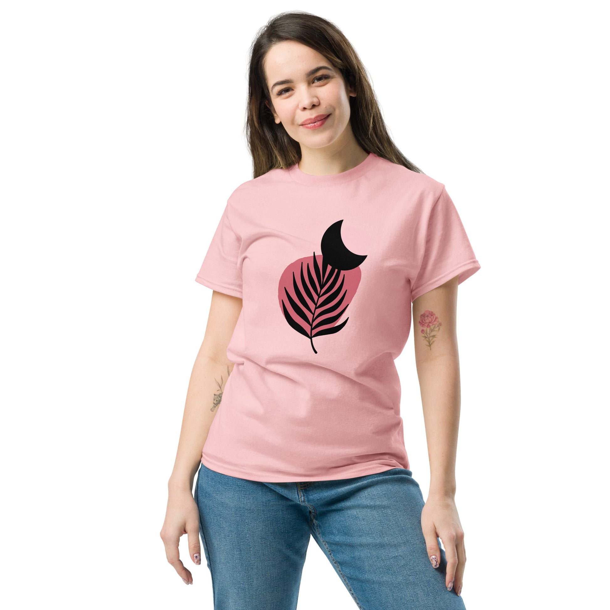 Black and Pink Unisex classic tee