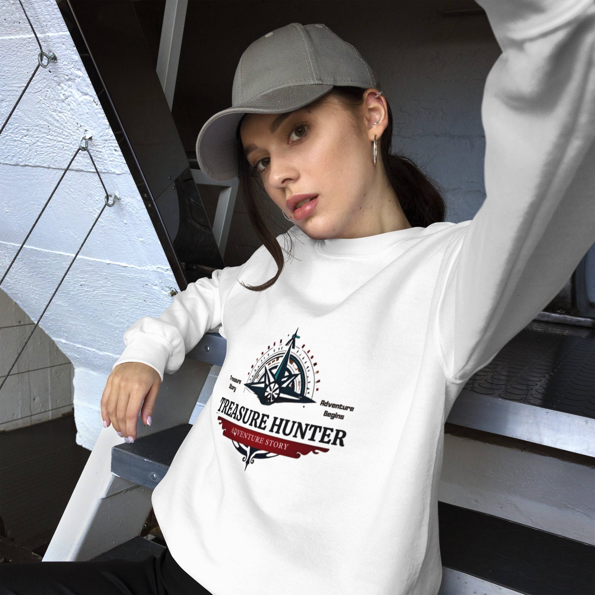 Unisex Sweatshirt Treasure Hunter - Adventure Comfort Wear