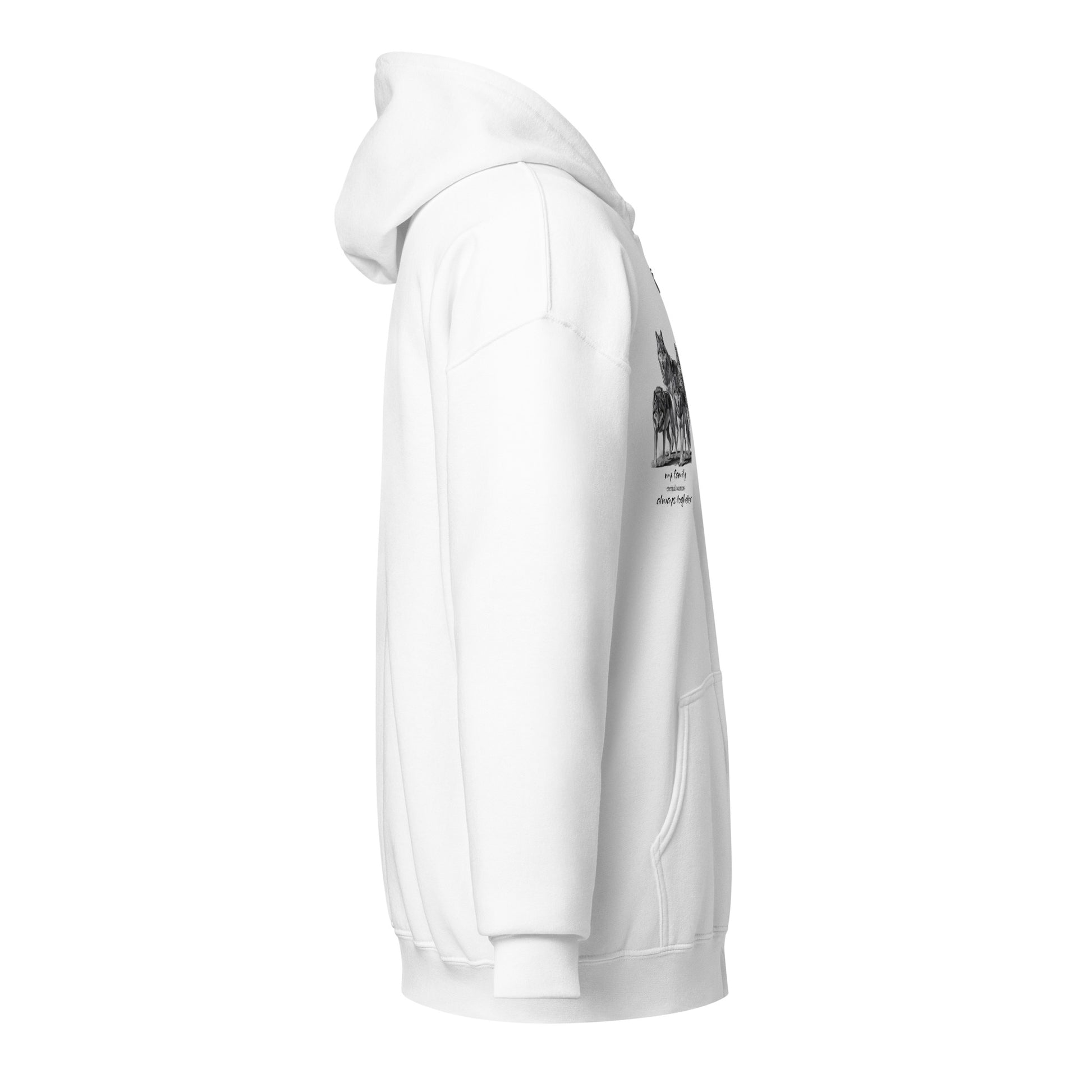 Wolfs heavy blend zip hoodie