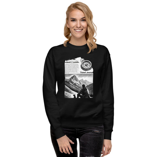Mountains Unisex Premium Sweatshirt - Mountain Design Hoodie