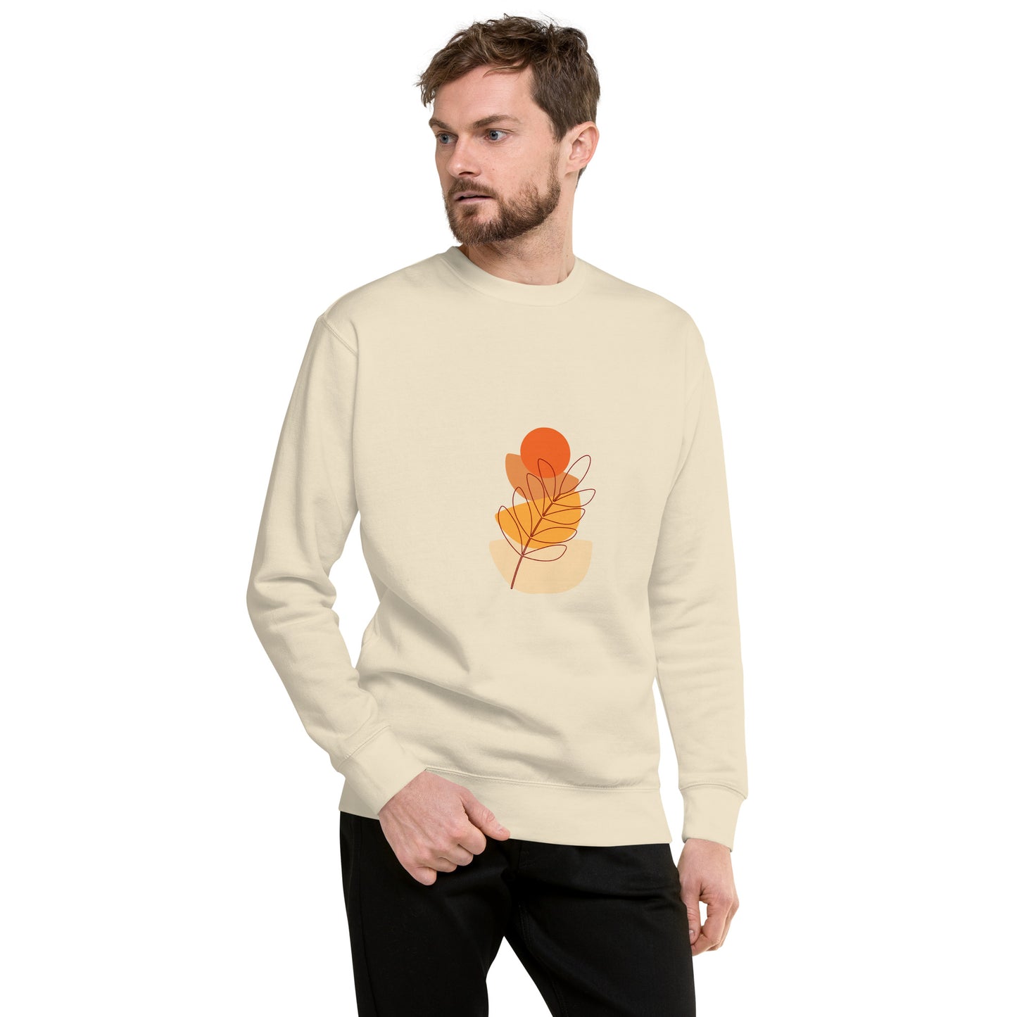 Orange Unisex Premium Sweatshirt