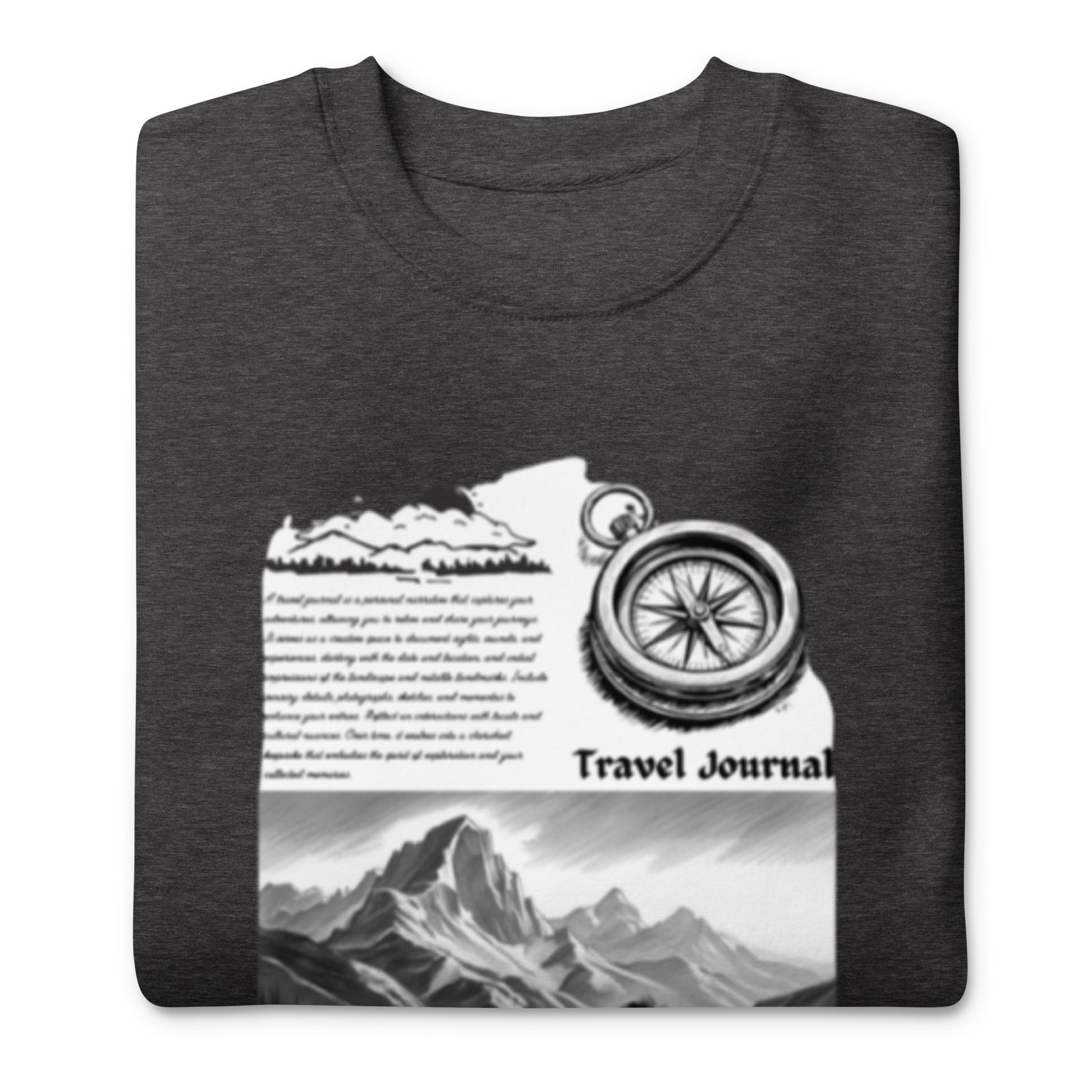 Mountains Unisex Premium Sweatshirt - Mountain Design Hoodie
