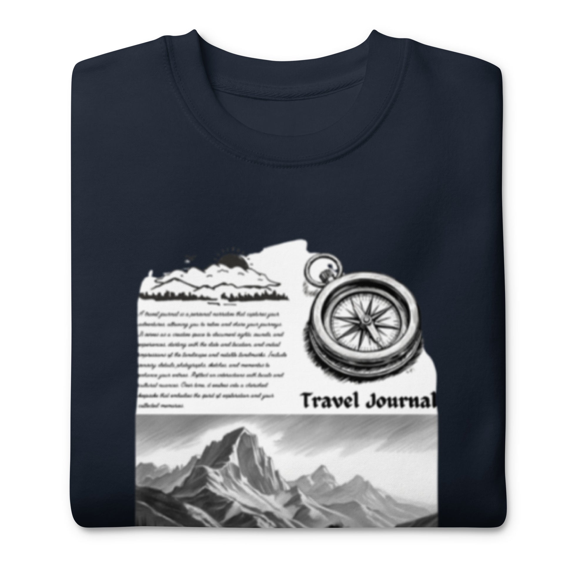 Mountains Unisex Premium Sweatshirt - Mountain Design Hoodie