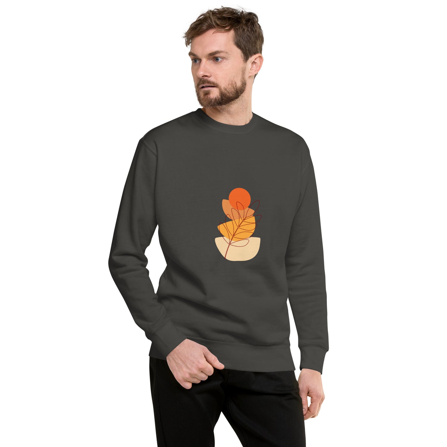 Orange Unisex Premium Sweatshirt