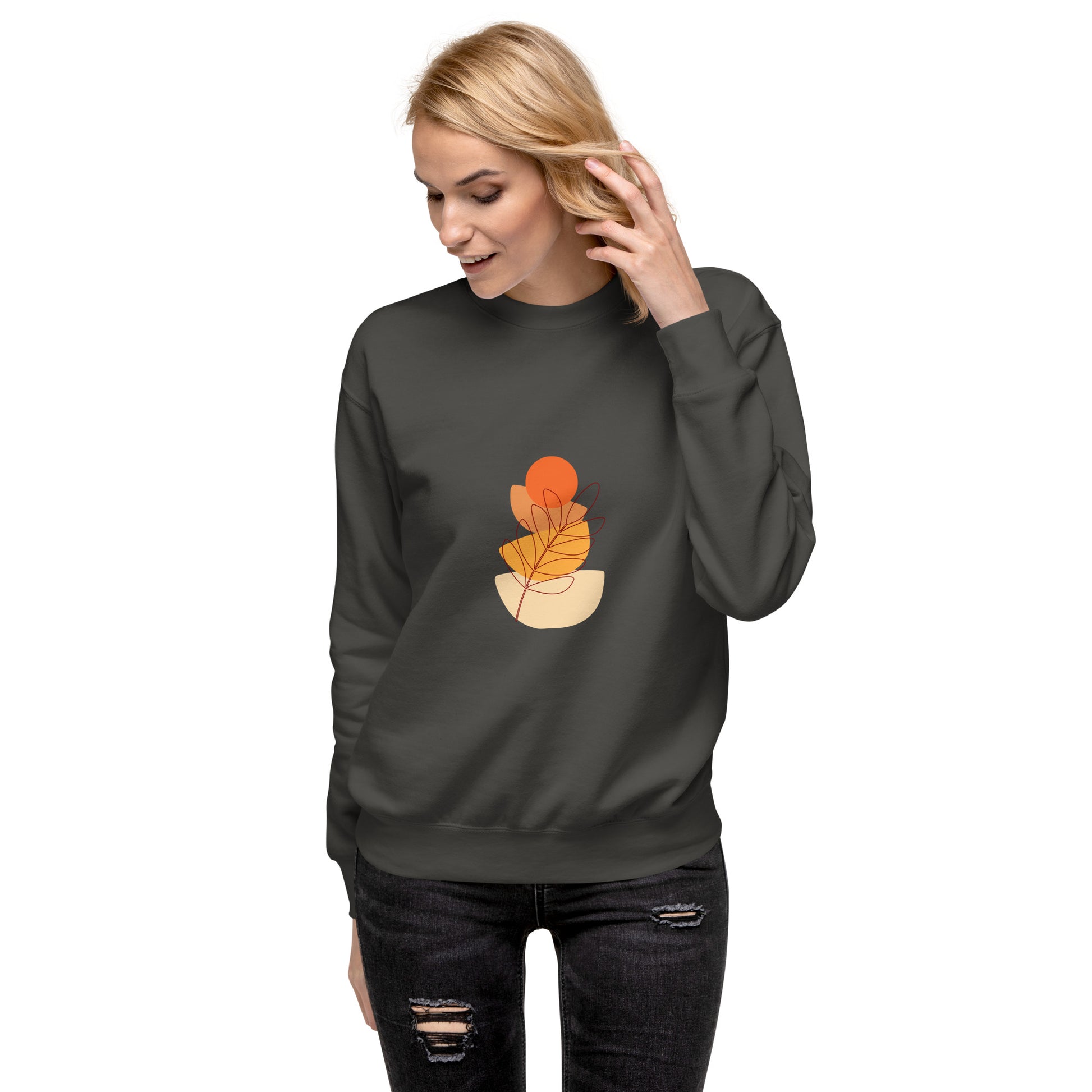 Orange Unisex Premium Sweatshirt