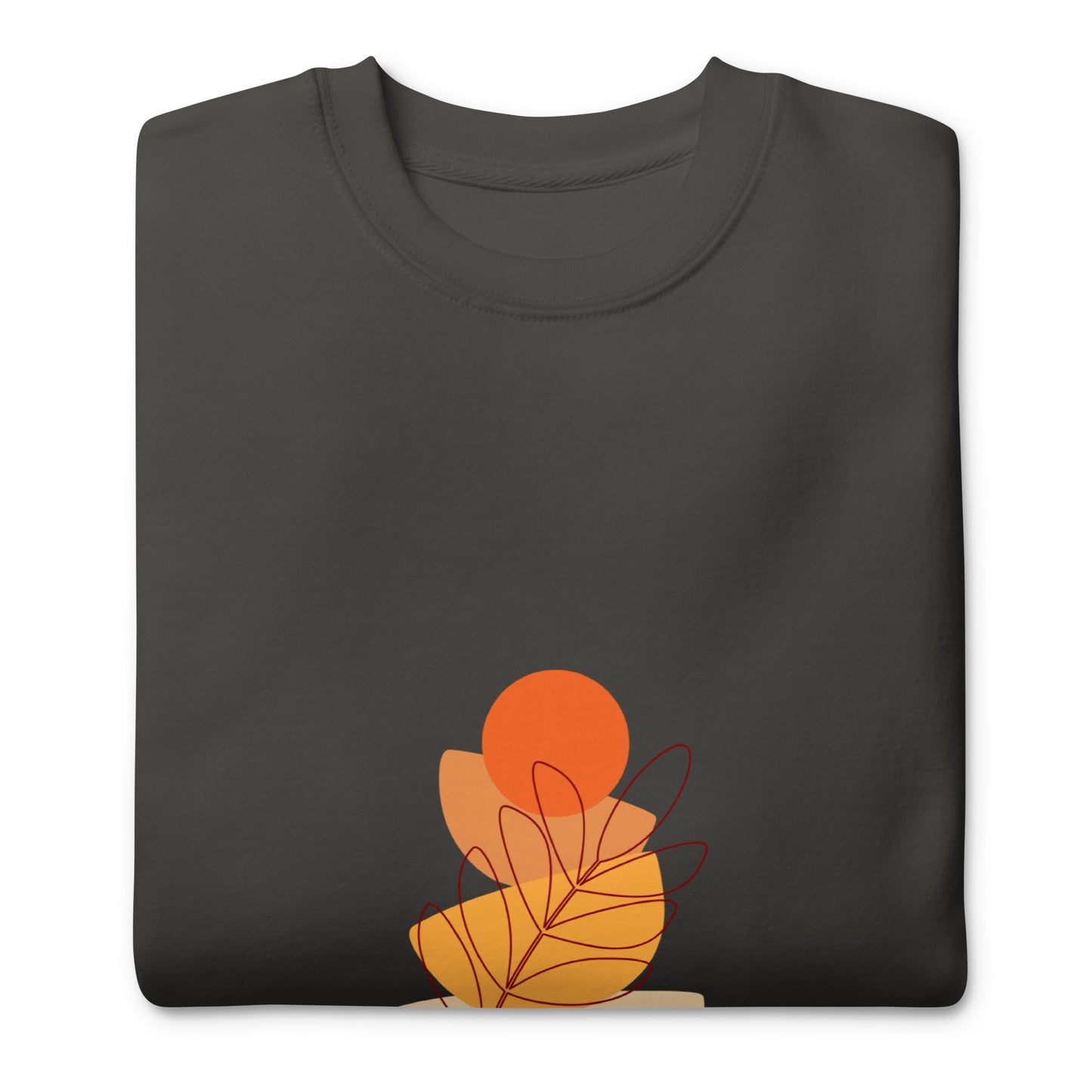 Orange Unisex Premium Sweatshirt