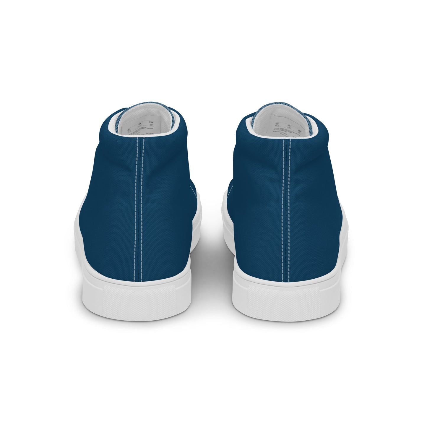 Teal Women’s high top canvas shoes